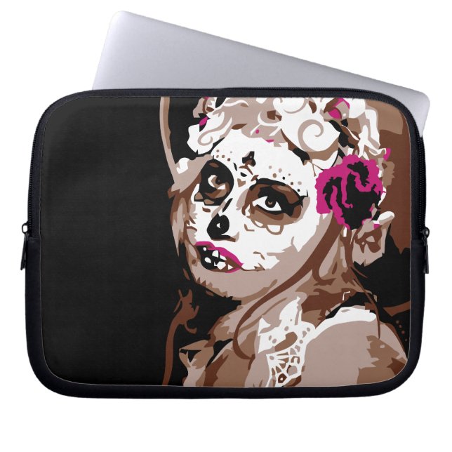 dia de los muertos laptopschutzhülle (Vorderseite)