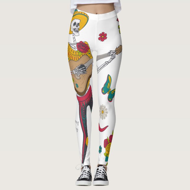 DIA DE LOS MUERTOS, Leggings (Vorderseite)