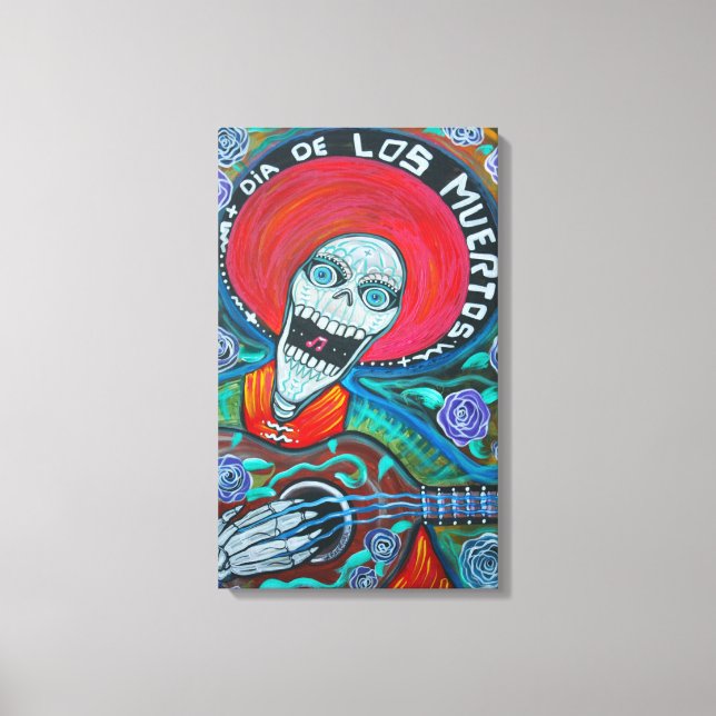 Dia De Los Muertos Leinwanddruck (Vorderseite)