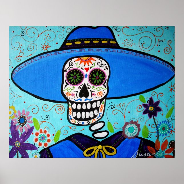 DIA DE LOS MUERTOS MARIACHI POSTER (Vorne)