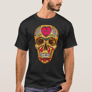 Dia De Los Muertos Mexican Sugar Skull Day Dead Ha T-Shirt