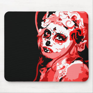 dia de los muertos mousepad