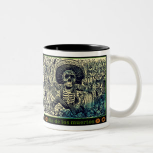 Dia De Los Muertos Mug Zweifarbige Tasse
