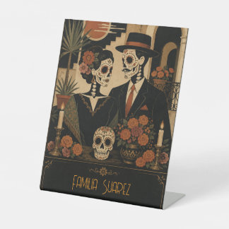 Dia De Los Muertos-Podest für den Altar Sockelschild