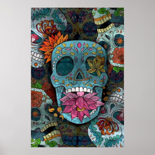 Dia De Los Muertos Poster (Vorne)
