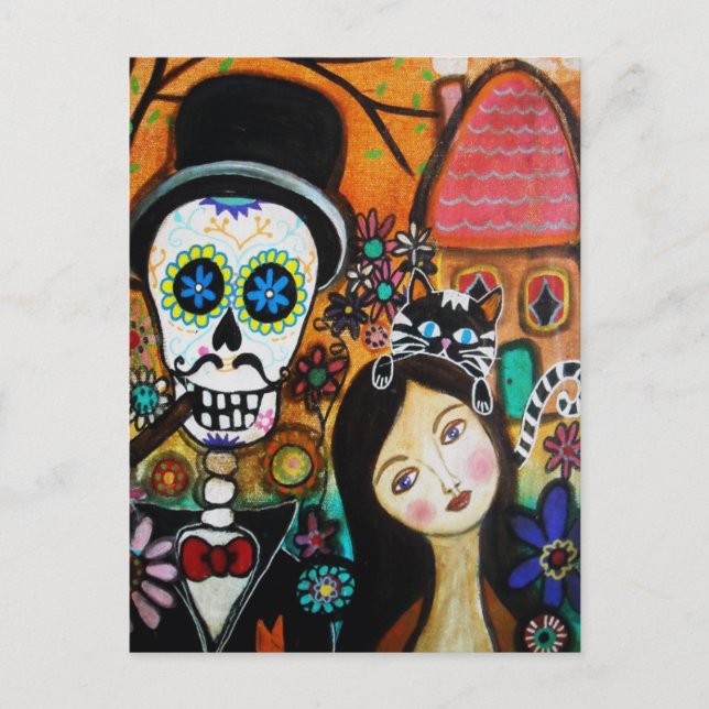 DIA DE LOS MUERTOS POSTKARTE (Vorderseite)