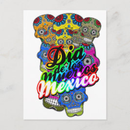 DIA DE LOS MUERTOS POSTKARTE