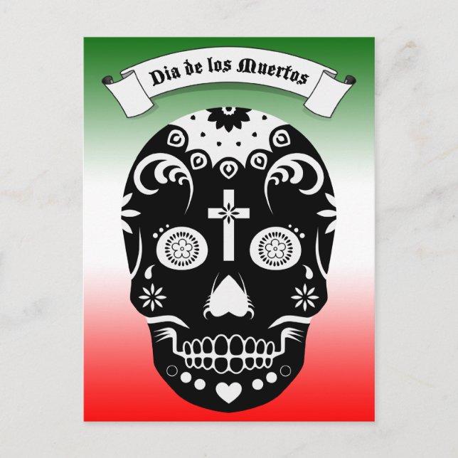 Dia de los muertos postkarte (Vorderseite)
