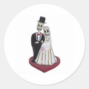 Dia de Los Muertos Runder Aufkleber