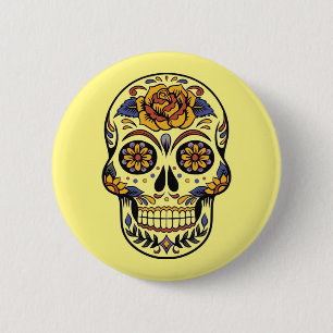 Dia de los muertos — Schaltfläche "Zuckerschädel" Button