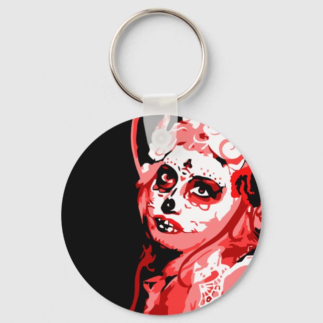 dia de los muertos schlüsselanhänger (Vorderseite)