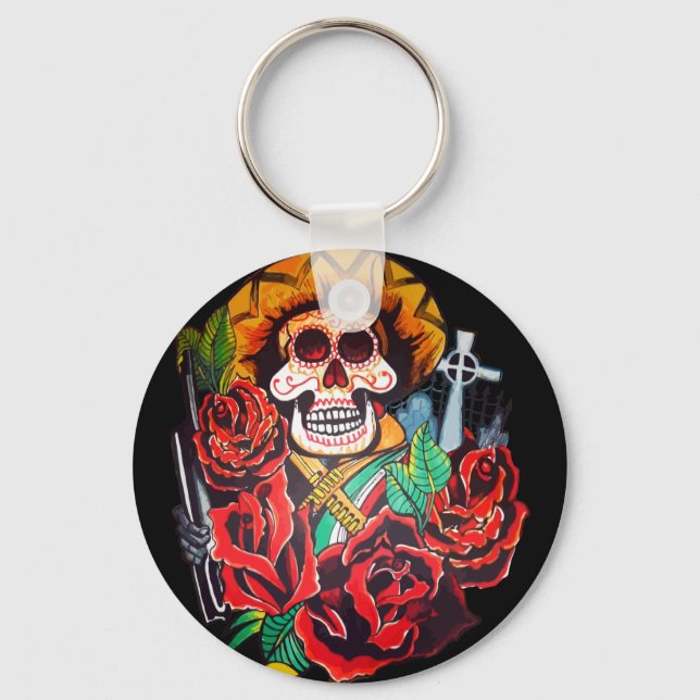 dia de los muertos schlüsselanhänger (Vorderseite)