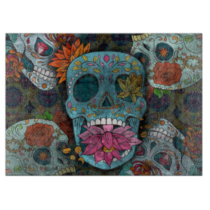 Dia De Los Muertos Schneidebrett