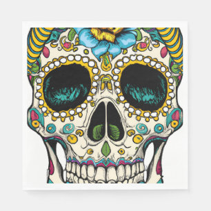 Día de los Muertos Serviette