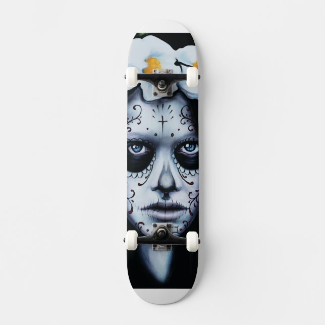Dia De Los Muertos Skate Deck Skateboard (Vorderseite)