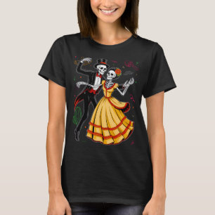 Dia De Los Muertos Skelette tanzen mexikanischer T T-Shirt