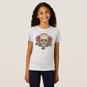 Dia de los Muertos Skull and Guns Jersey Shirt
