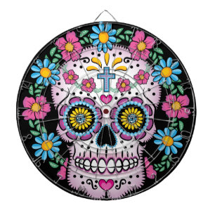 Dia de Los Muertos Skull Dartscheibe
