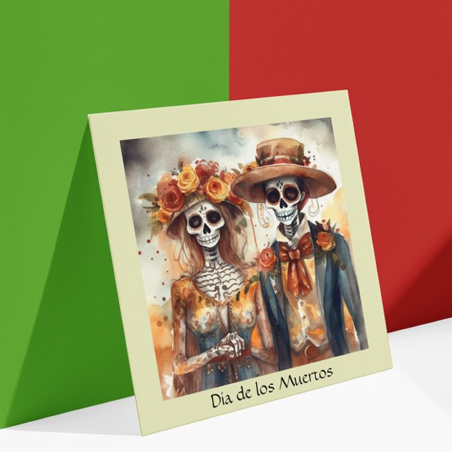 Dia de los Muertos skull Einladung anpassbar (Von Creator hochgeladen)
