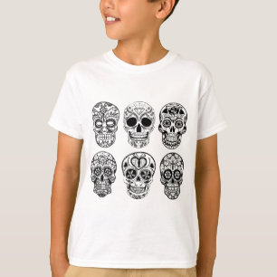 Dia de Los Muertos Skulls (Tag der Toten) T-Shirt