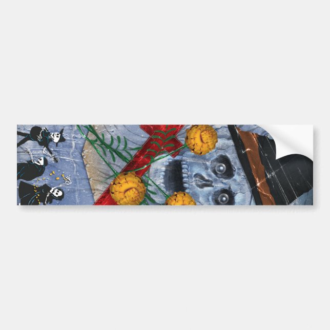 Dia De Los Muertos Sticker Autoaufkleber (Vorne)