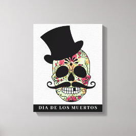 DIA DE LOS MUERTOS Stretched Canvas Print Leinwanddruck