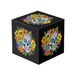 Dia De Los Muertos, Sugar Skull Design Würfel