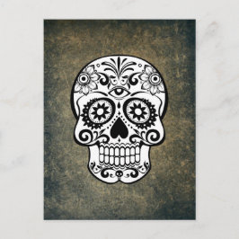 Dia De Los Muertos Sugar Skull Postkarte