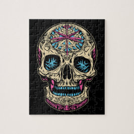 Dia De Los Muertos Sugar Skull Puzzle