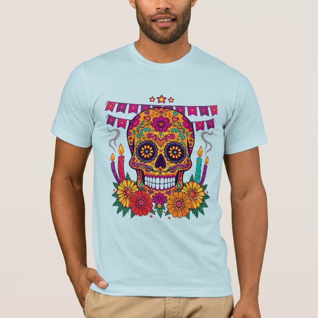 Dia de los Muertos T-Shirt (Vorderseite)
