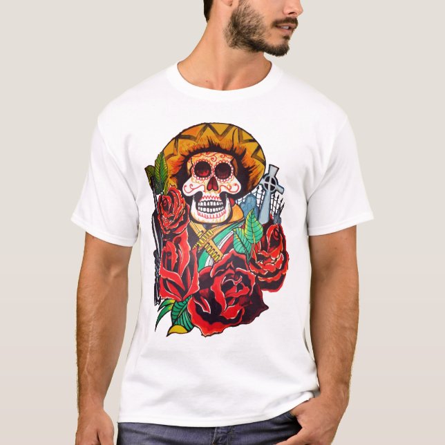 dia de Los Muertos T-Shirt (Vorderseite)