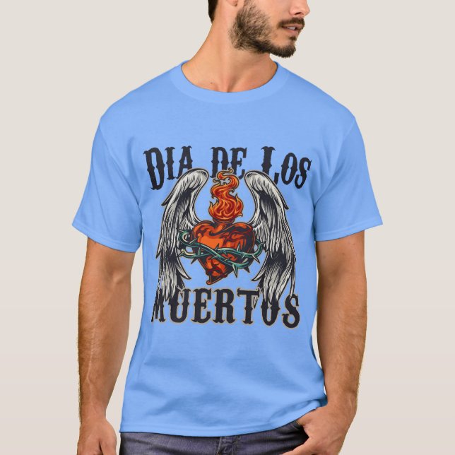 DIA DE LOS MUERTOS T-Shirt (Vorderseite)