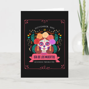 Dia de los muertos Tag der Toten Karte