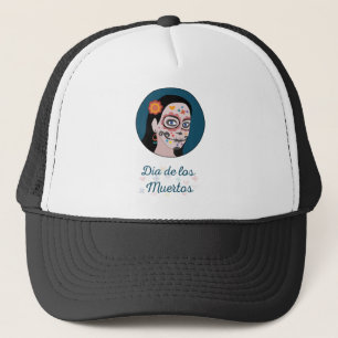 Día de Los Muertos Tag der Toten Truckerkappe