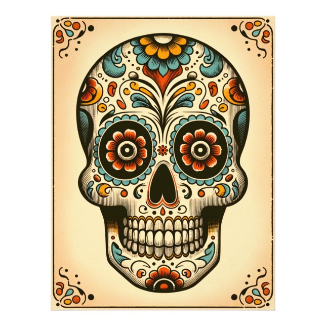 Dia de los Muertos Tarot Fotodruck (Vorne)
