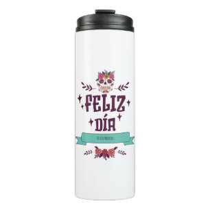 Dia De Los Muertos Thermosbecher