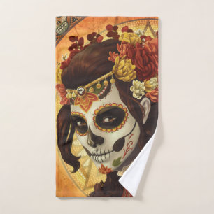 Dia De Los Muertos Throw Pillow Handtuch