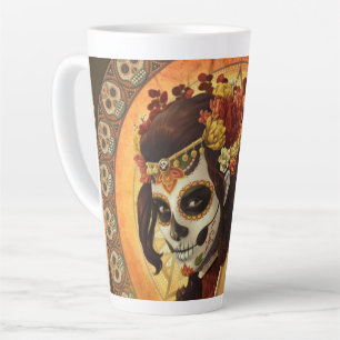 Dia De Los Muertos Throw Pillow Milchtasse