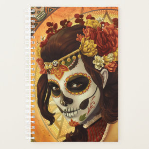 Dia De Los Muertos Throw Pillow Planer