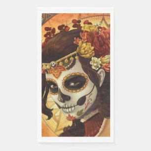 Dia De Los Muertos Throw Pillow Serviette