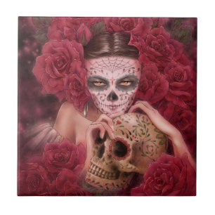 Dia de Los Muertos Tile Fliese