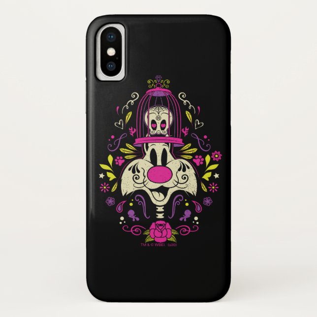 Día De Los Muertos TWEETY™ & SYLVESTER™ Case-Mate iPhone Hülle (Rückseite)