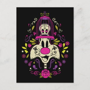 Día de Los Muertos TWEETY™ & SYLVESTER™ Einladungspostkarte