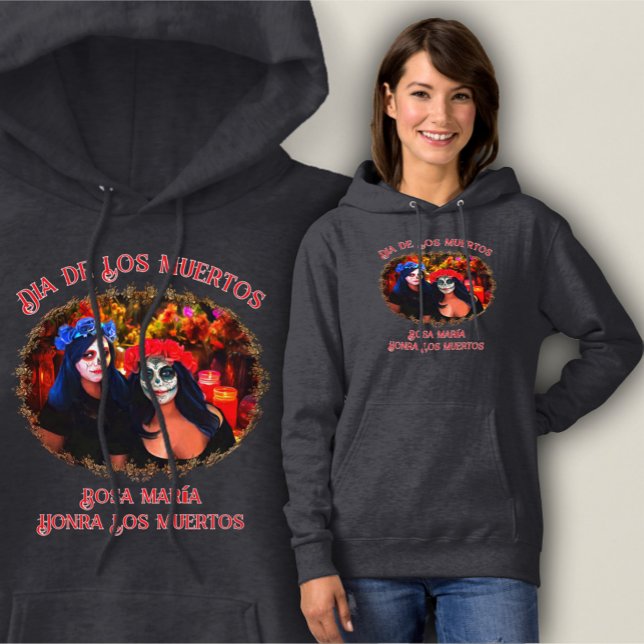Dia de Los Muertos Vallarta Catrinas 1718 Hoodie (Von Creator hochgeladen)