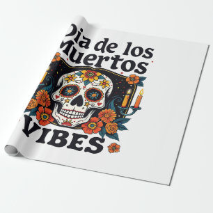 Día De Los Muertos Vibes Oaxaca Tag der Toten Geschenkpapier