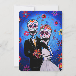 DIA DE LOS MUERTOS WEDD EINLADUNG
