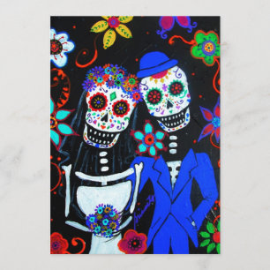 DIA DE LOS MUERTOS WEDDING EINLADUNG