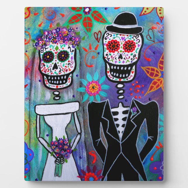 DIA DE LOS MUERTOS WEDDING FOTOPLATTE (Vorderseite)