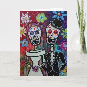 Dia de Los Muertos Wedding Karte