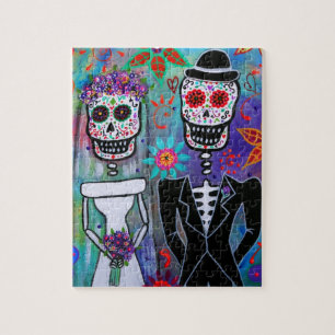 DIA DE LOS MUERTOS WEDDING PUZZLE